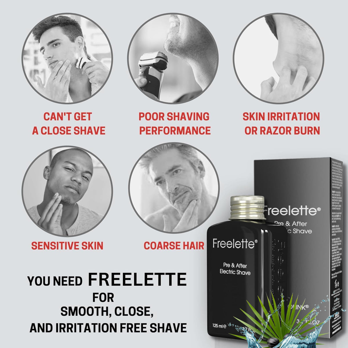 Pherolink Freelette balm texture close-up demonstrating lightweight, fast absorption