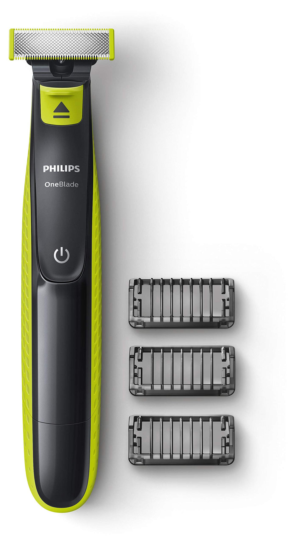 PHILIPS OneBlade QP2520 front view showing compact design and quick grooming