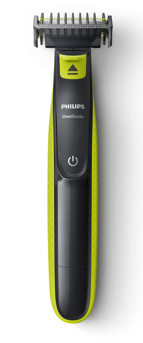 PHILIPS OneBlade QP2520 side profile highlighting slim ergonomic shape for control