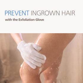 Philips Series 9000 body exfoliation glove included to help prevent ingrown hairs