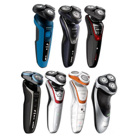 PHILIPS SH50/50 installed on Series 5000 shaver demonstrating easy fit and improved shave