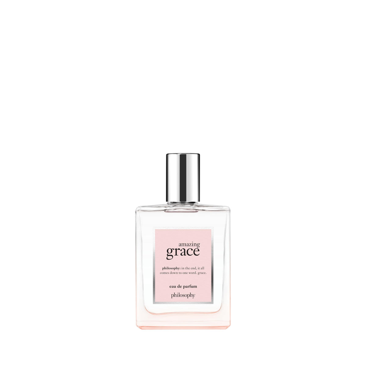 philosophy front bottle showing elegant silhouette and easy identification