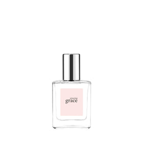 philosophy amazing grace front bottle showing compact travel size and elegance