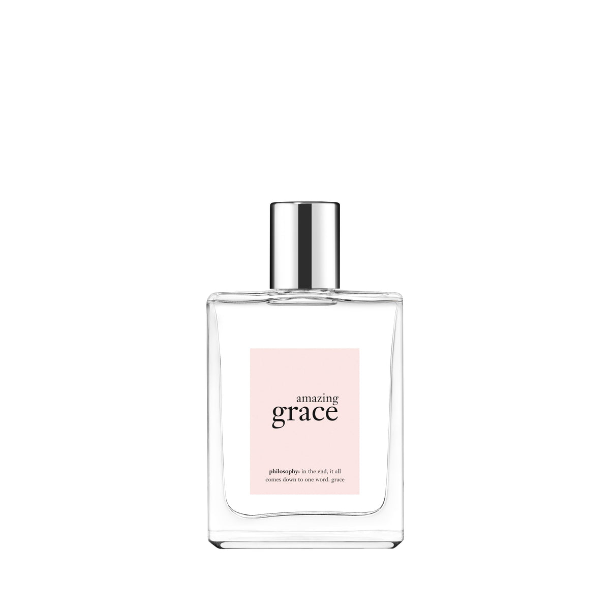 philosophy front bottle shot showing graceful shape and easy storage benefit