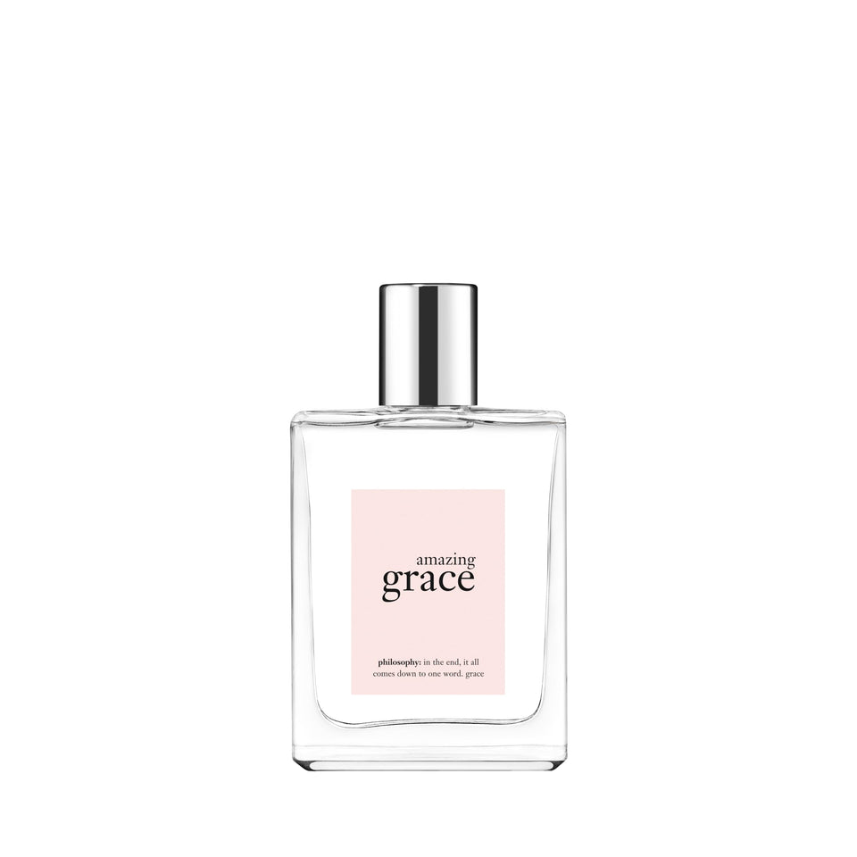 philosophy front bottle shot showing graceful shape and easy storage benefit