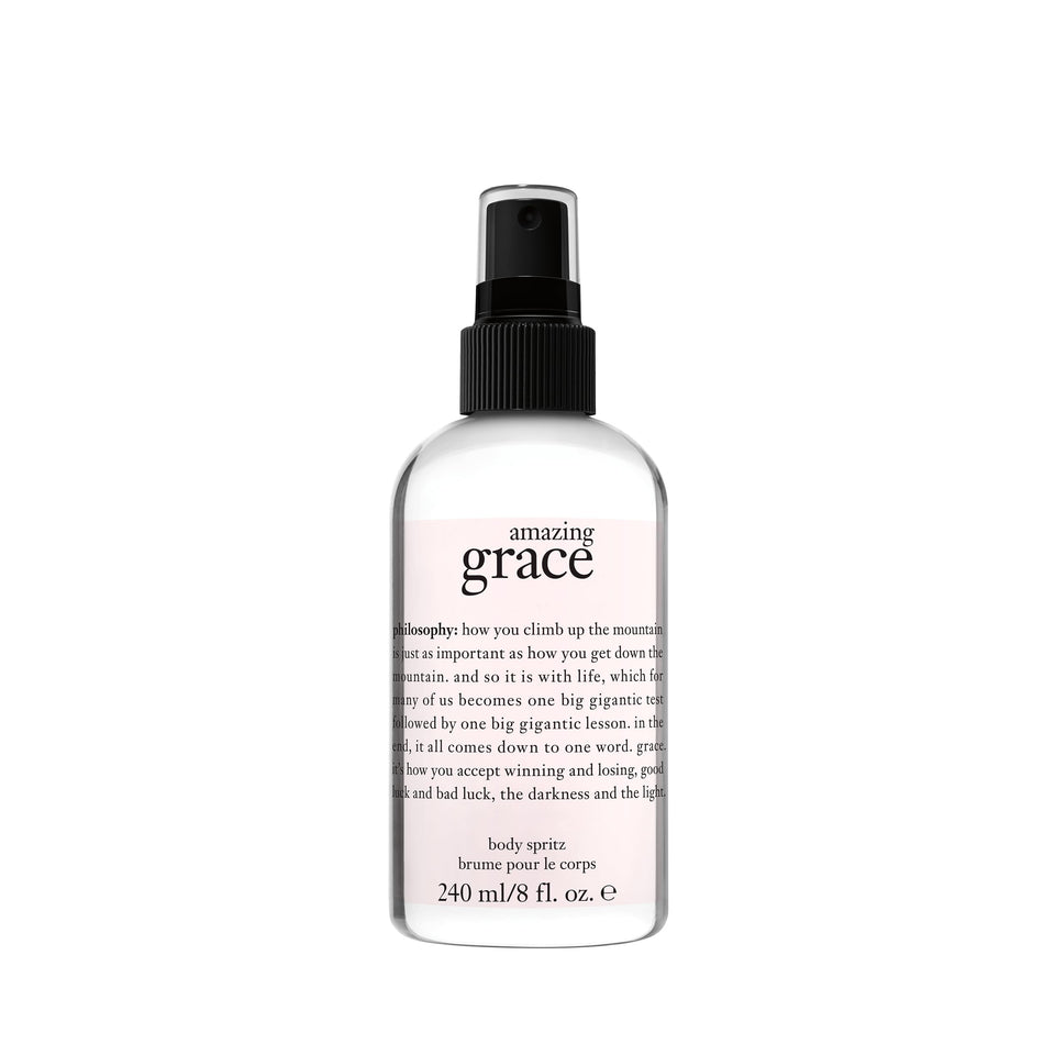 philosophy front bottle showing label and volume, convenient daily fragrance