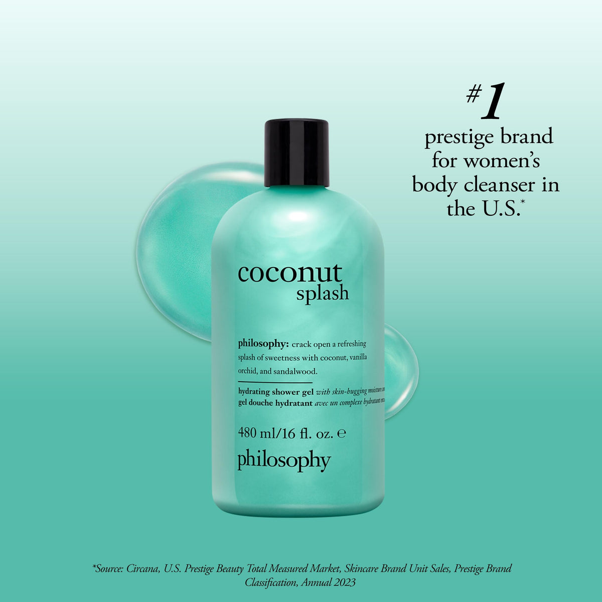 philosophy ingredient label close-up highlighting moisturizing complex