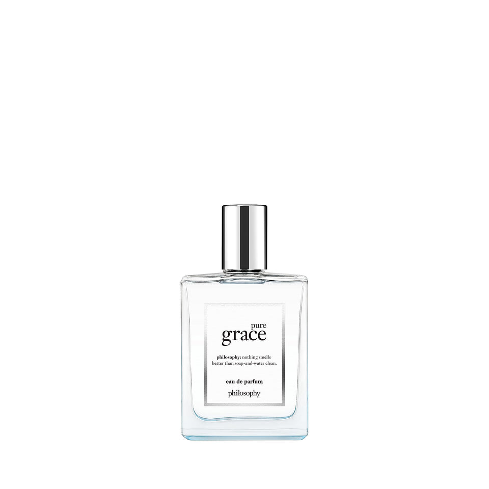 philosophy Pure Grace front bottle view showing clean design and easy gifting