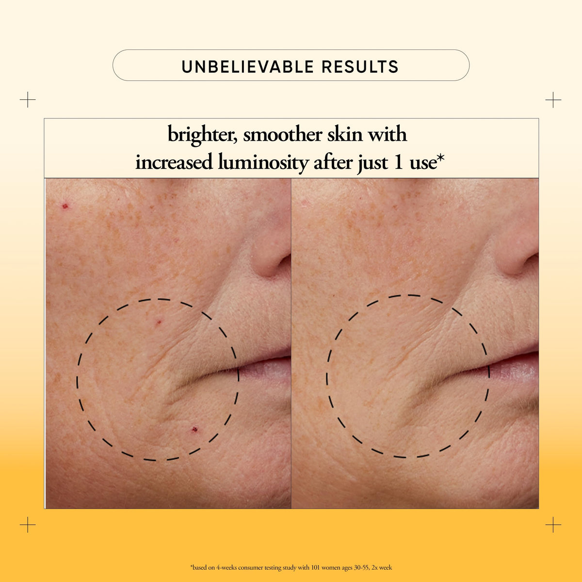 philosophy step 1 texture close-up revealing exfoliant granules to smooth skin surface benefit