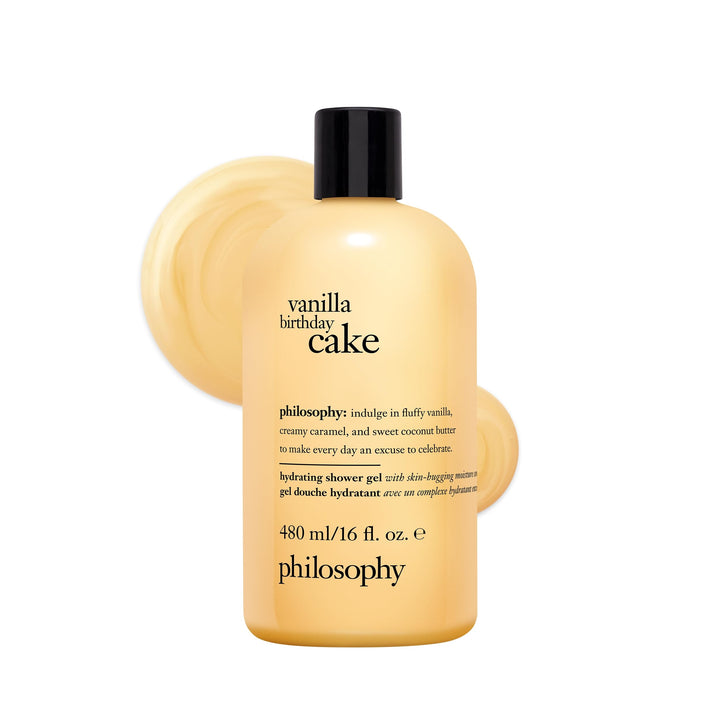 philosophy front bottle showing label and 16 fl oz size for easy identification and gifting