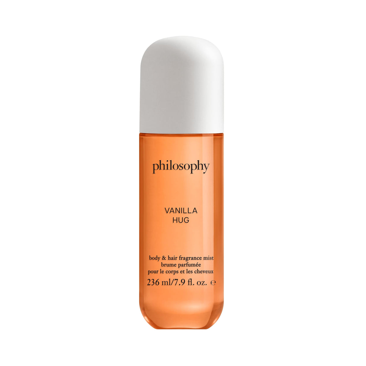 philosophy front bottle showing warm-orange scent and daily convenience
