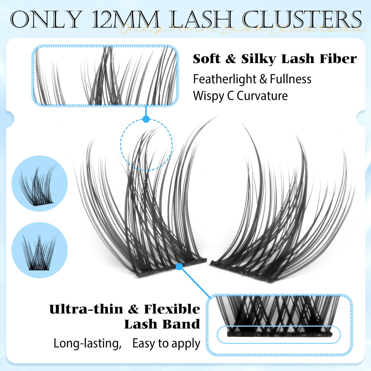 PHKERATA close-up of wispy fibers highlighting seamless blend