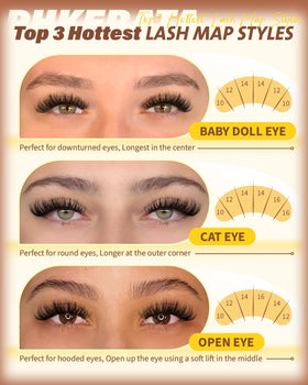 PHKERATA mixed 10–16mm lengths displayed for customizable styling