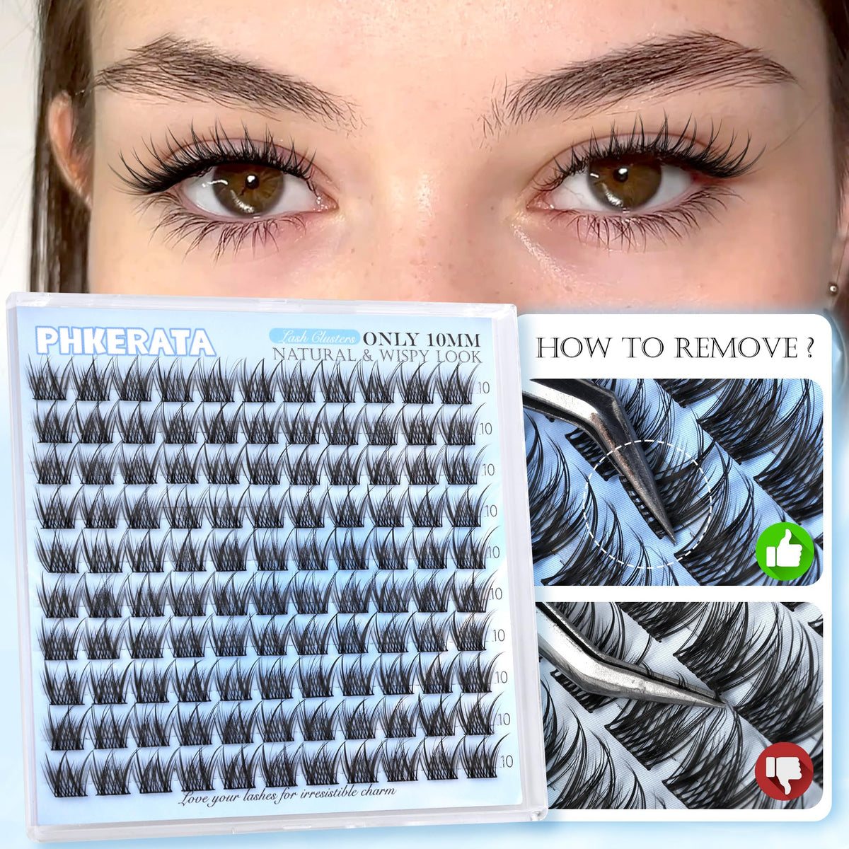 PHKERATA lifestyle image wearing clusters for a subtle daytime look