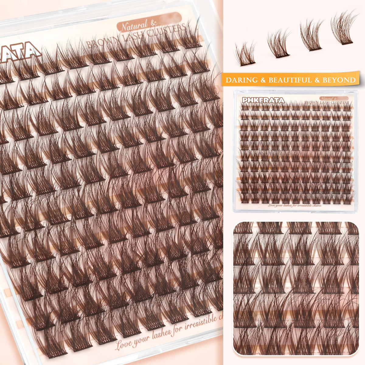 PHKERATA worn in a soft daytime makeup look for subtle lift and brown-toned definition
