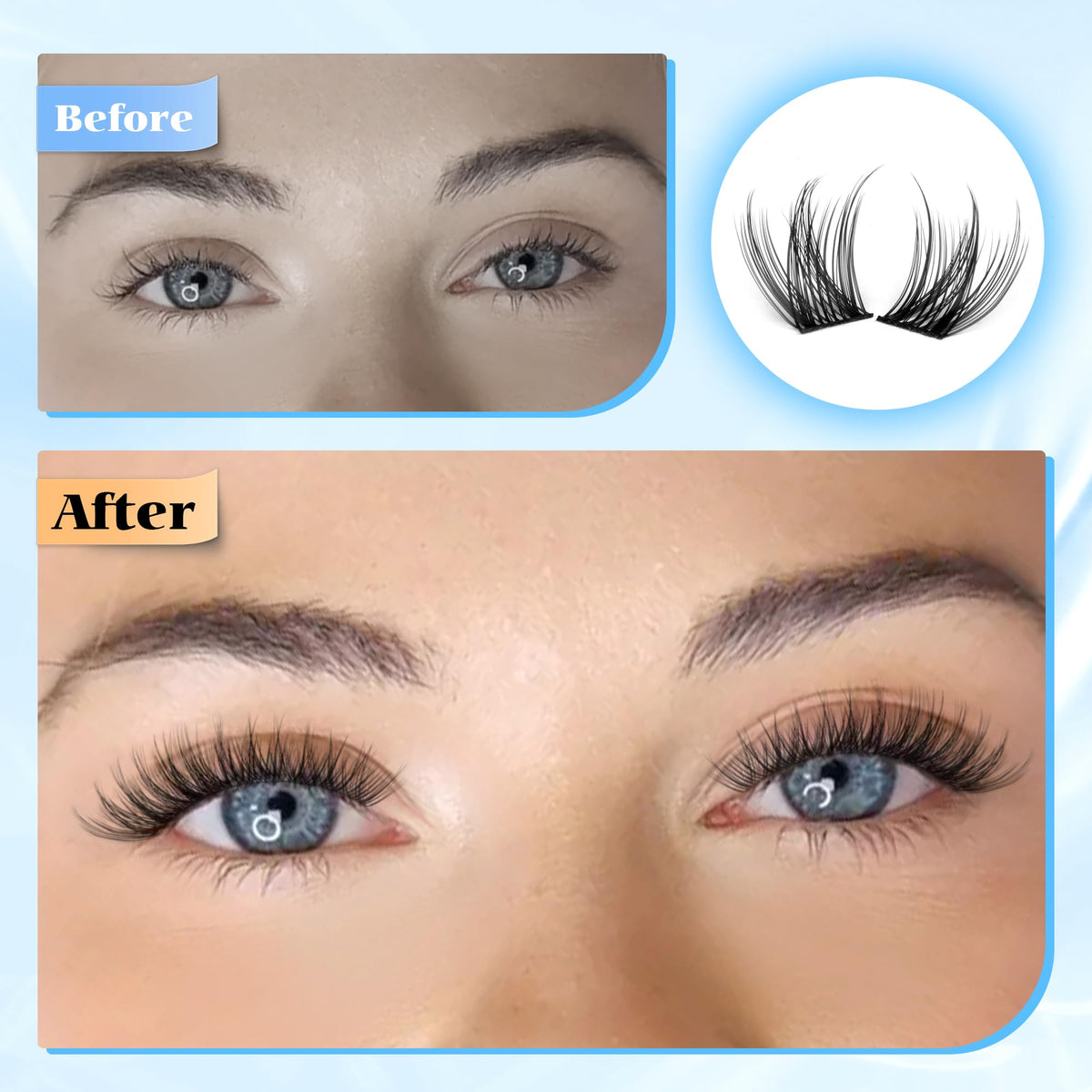 PHKERATA soft lash band detail for easier, flexible application