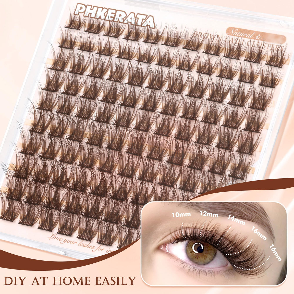 PHKERATA feathery lash tips texture that blends naturally and feels lightweight
