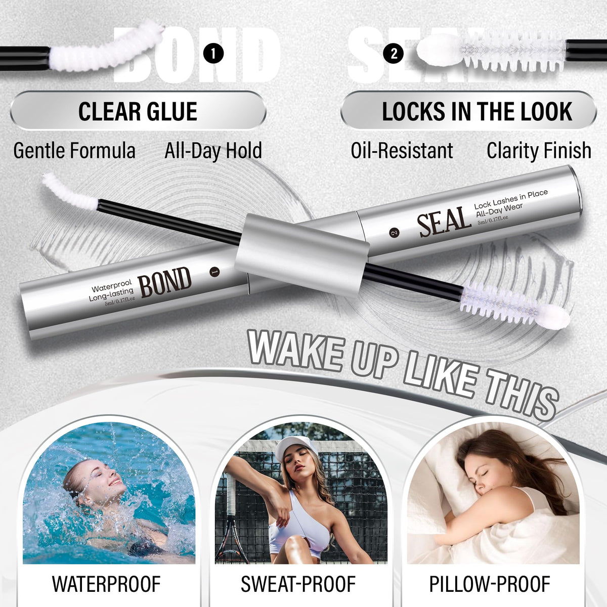 PHKERATA bond and seal tubes displayed for secure, long-lasting hold