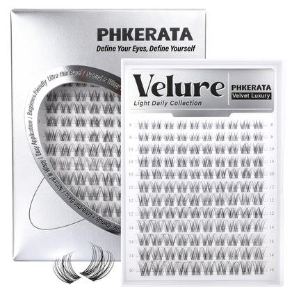 PHKERATA Velure front packaging showing 120pcs and size range, highlights convenience