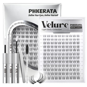 PHKERATA front packaging showing full kit for easy at-home lashes
