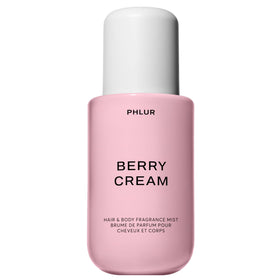 PHLUR front bottle shot showing label and rosy pink glass, showcasing elegant gifting benefit