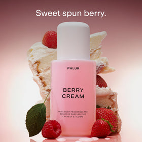 PHLUR mist spraying from bottle to illustrate fine mist and easy application benefit