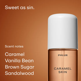 PHLUR mist sprayed on wrist demonstrating quick refresh and subtle scent release