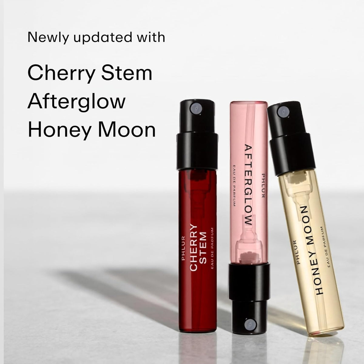 PHLUR Cherry Stem bottle detail highlighting texture and cherry note clarity benefit