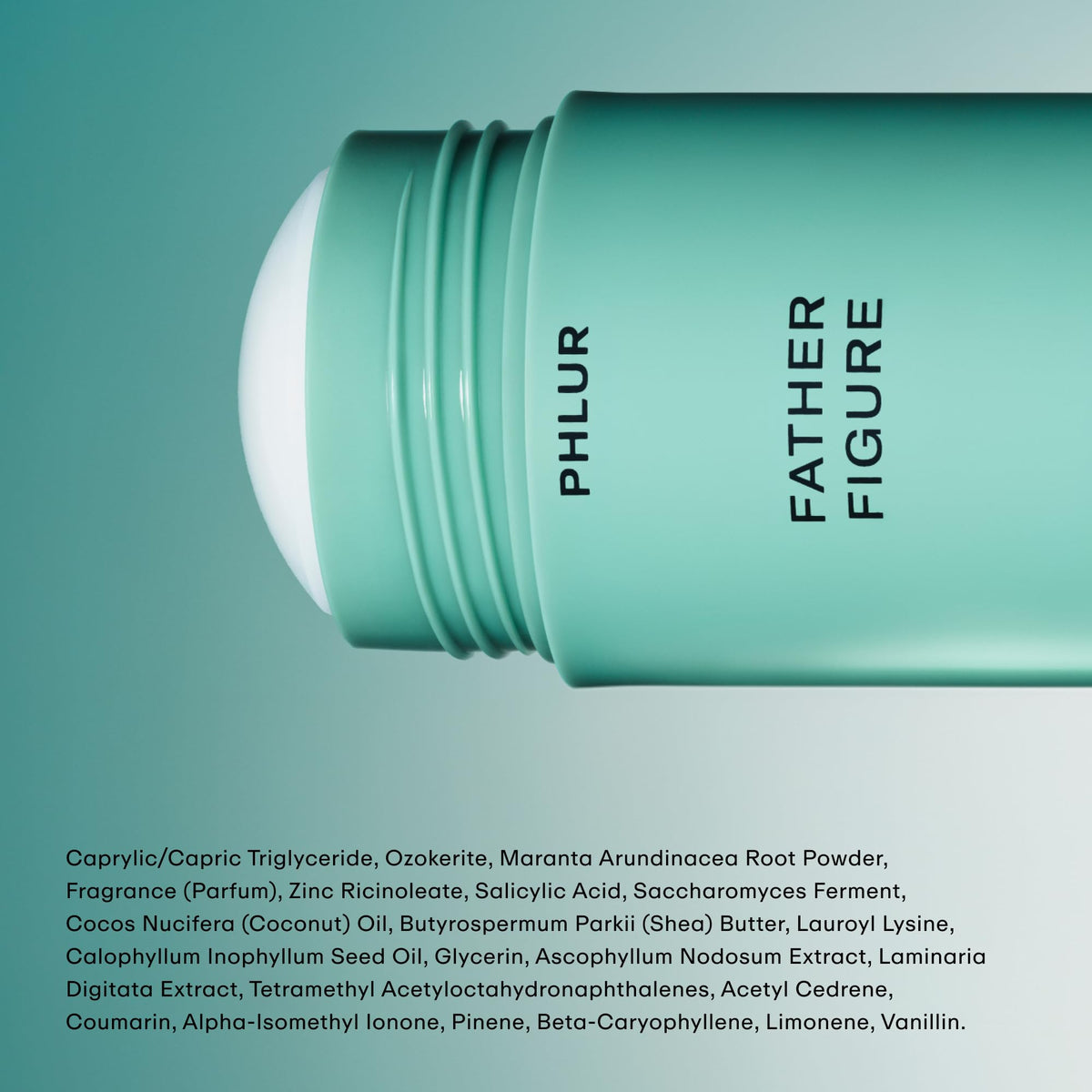 PHLUR Father Figure side profile packaging showing sleek design and branding
