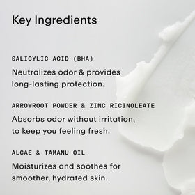 PHLUR Father Figure ingredients label highlighting aluminum-free clean formulation