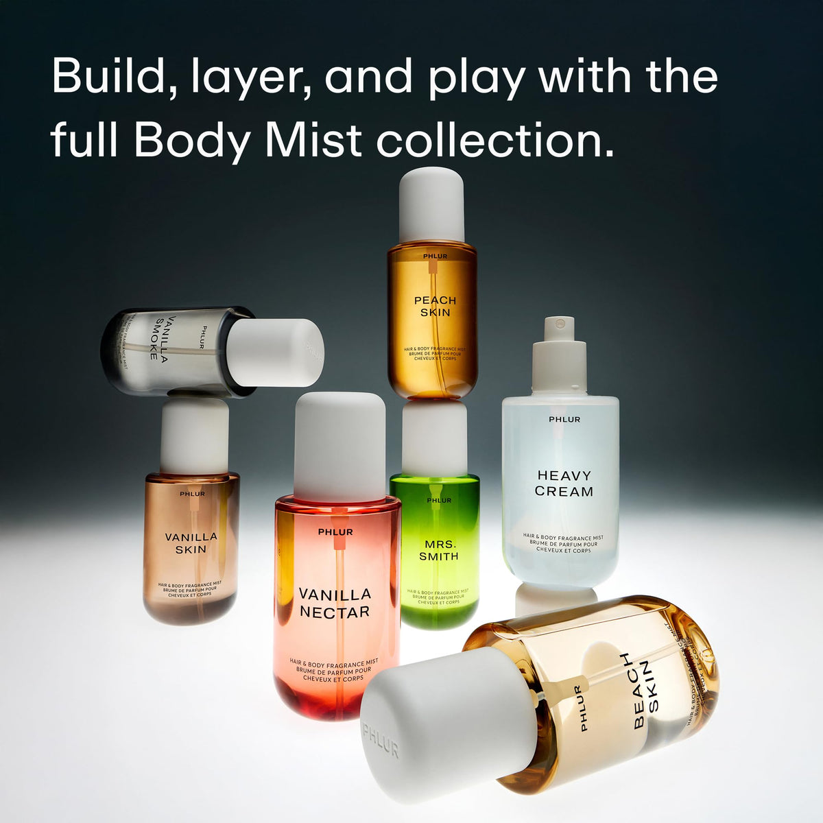 PHLUR lifestyle flatlay with berries and vanilla suggesting scent character