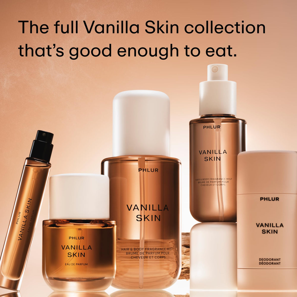 PHLUR mist on skin illustrating light finish and quick absorption benefit: subtle everyday scent