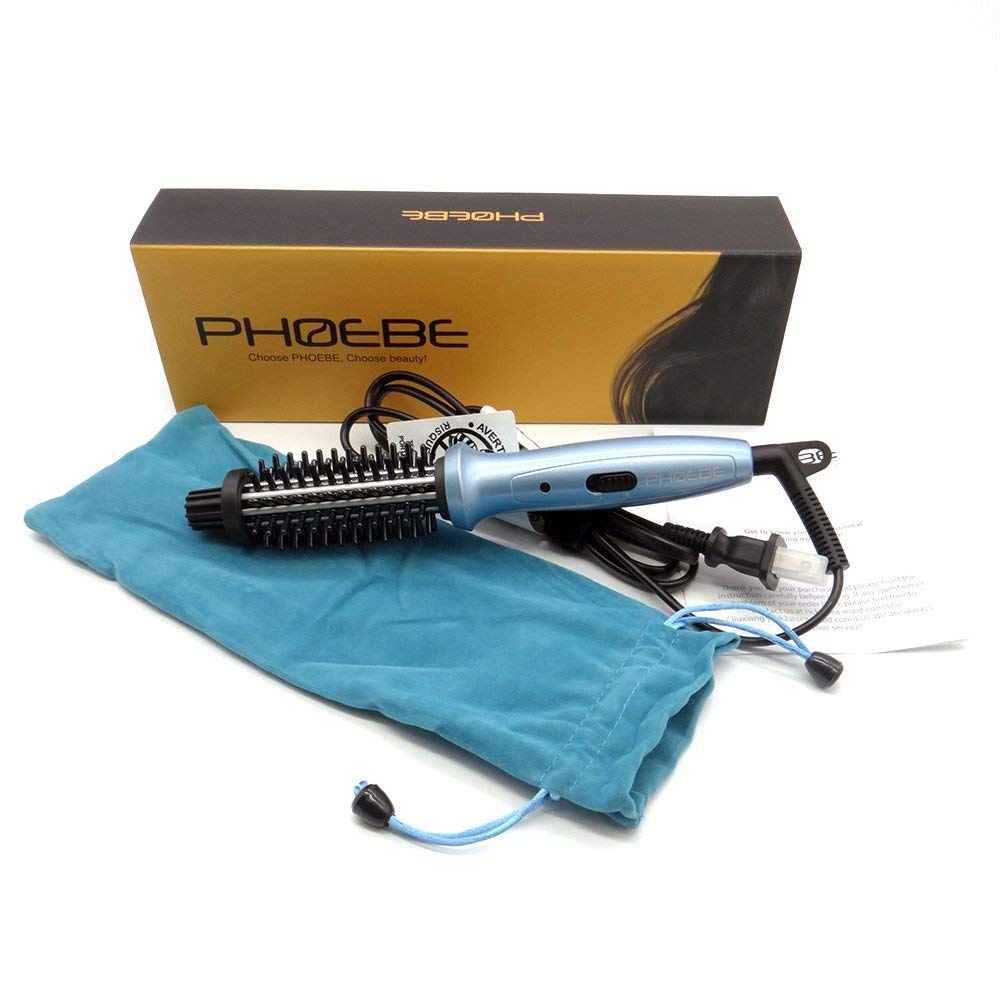 PHOEBE dual voltage label showing 100–240V compatibility for travel