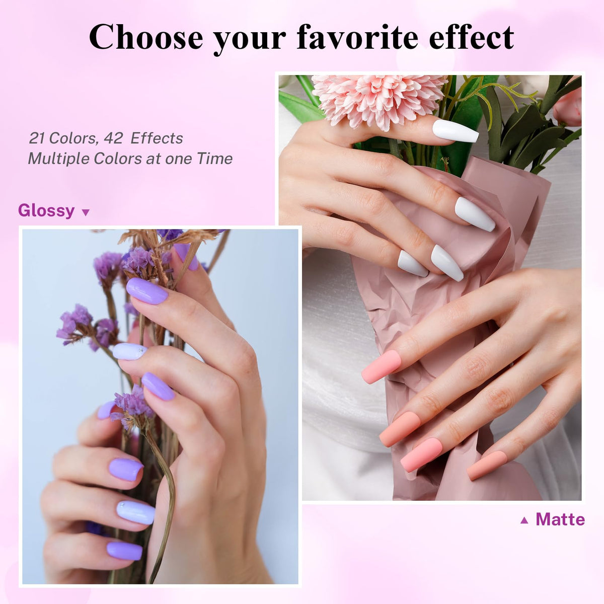 phoenixy application in use on hand showing easy home manicure