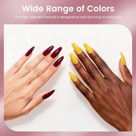 phoenixy gloss topcoat cured nails demonstrating high-shine finish