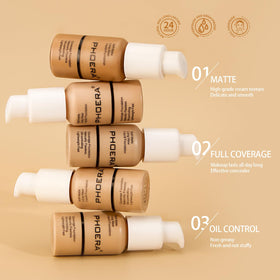 PHOERA close-up of product on applicator showing creamy texture benefit