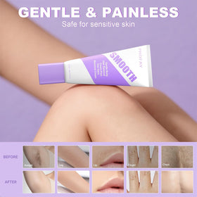 PHOFAY being applied to bikini area demonstrating gentle intimate use