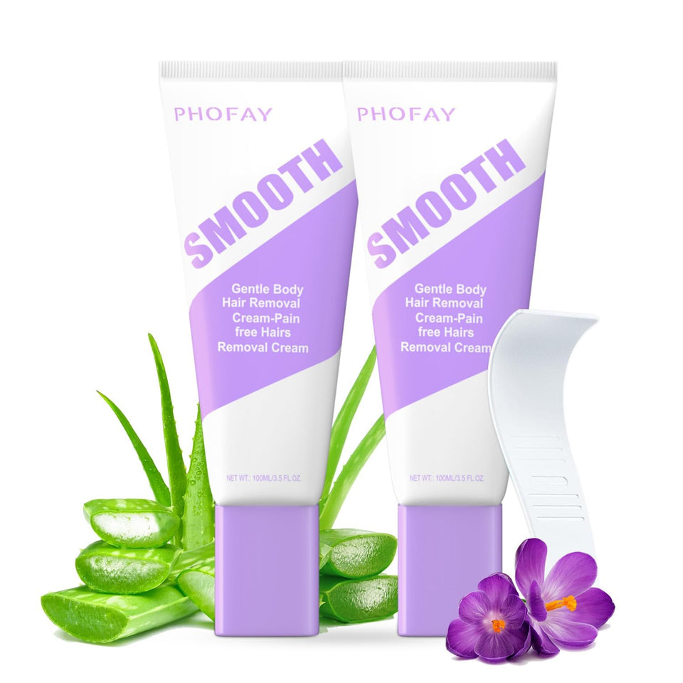 PHOFAY front tube showing packaging and easy application benefits