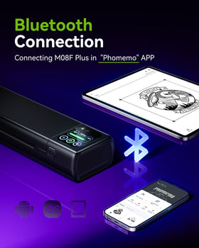 Phomemo detailed stencil close-up showing crisp fine-line accuracy