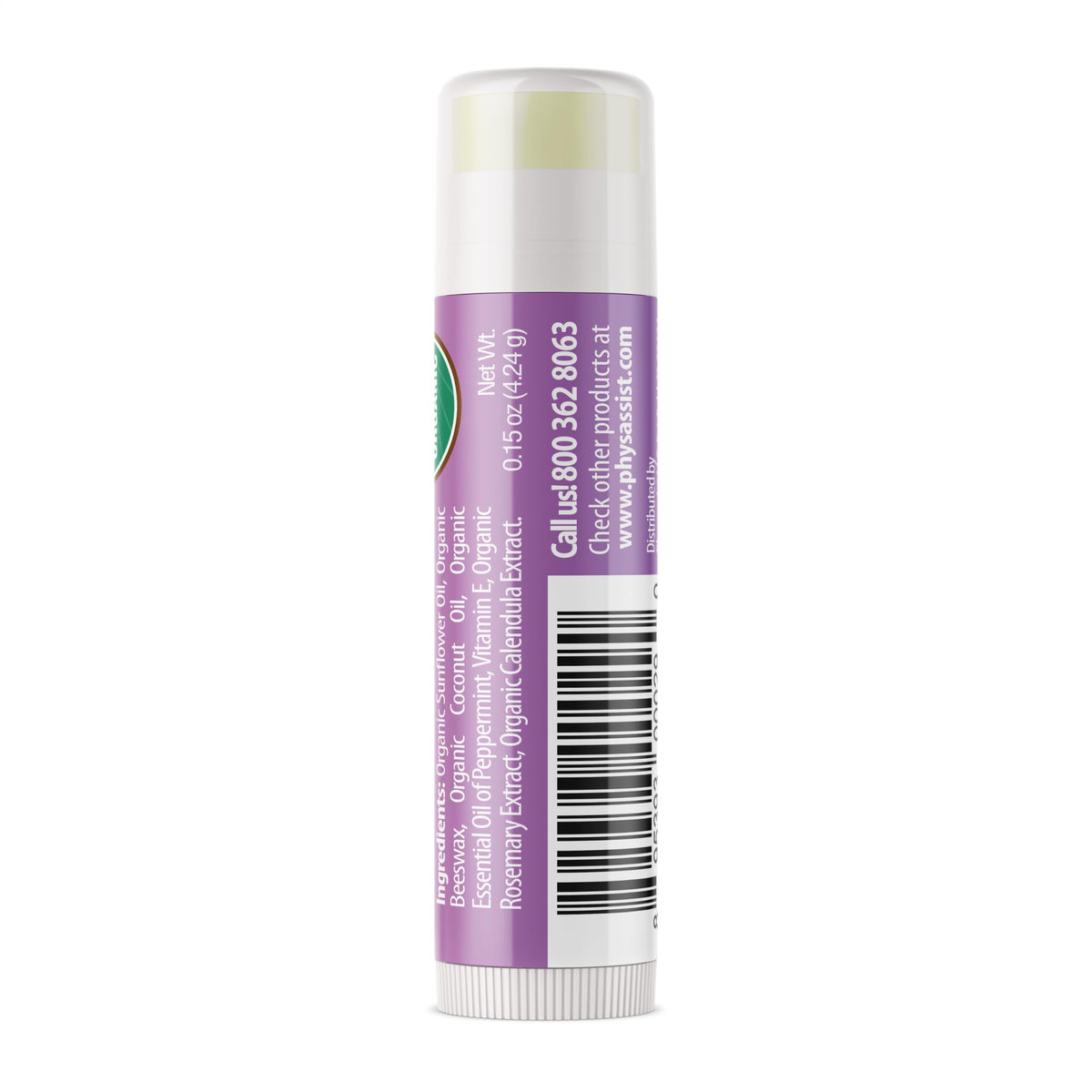 PhysAssist smooth finish on lips showing soft non-greasy result