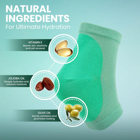 PhysFlex sock on foot detail highlighting comfortable fit and hydration