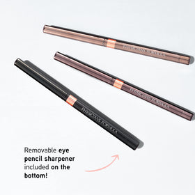 Physicians Formula application on eye showing defined lash line and brightening shimmer