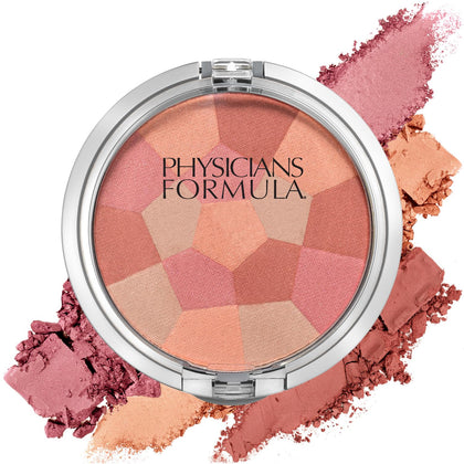 Physicians Formula front compact view showing palette and mirror for convenient application