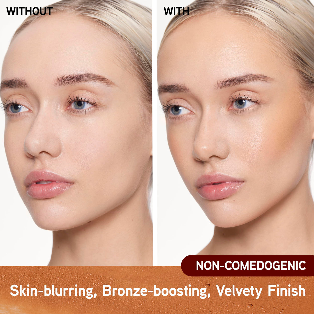 Physicians Formula fingertip applying bronzing balm delivering instant warm glow