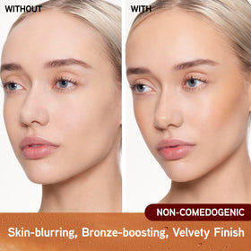Physicians Formula fingertip applying bronzing balm delivering instant warm glow