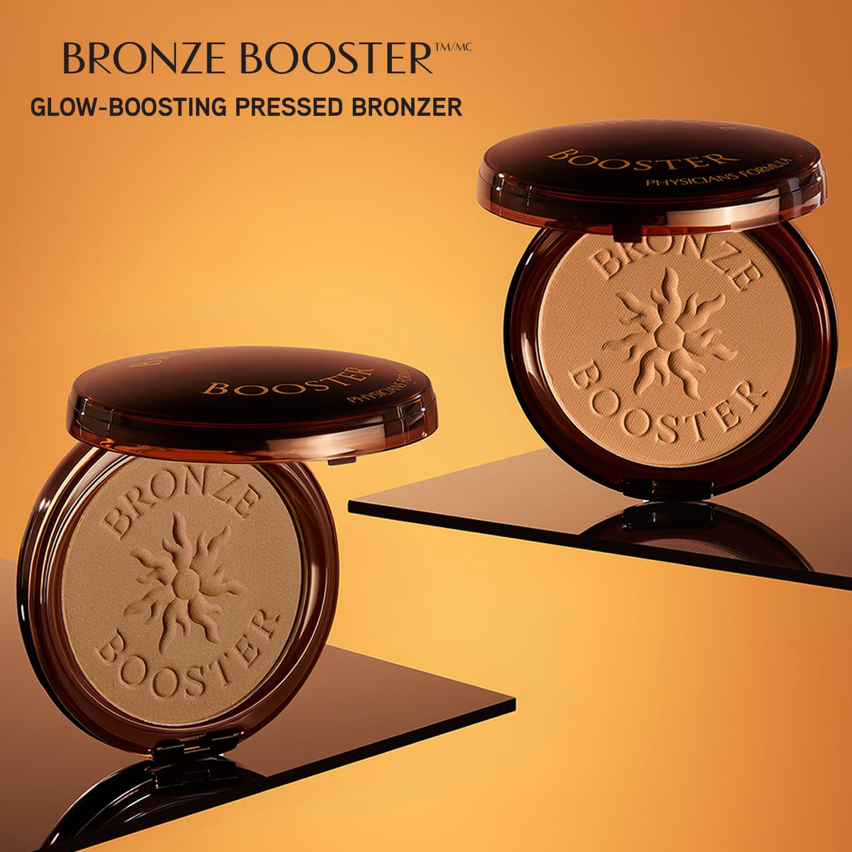 Physicians Formula application on model demonstrating warm natural glow and skin-friendly finish