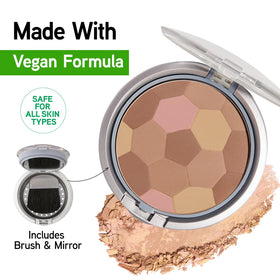 Physicians Formula high-quality brush close-up showing soft bristles for smooth application