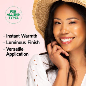 Physicians Formula fingertip applying bronzer for quick natural warmth