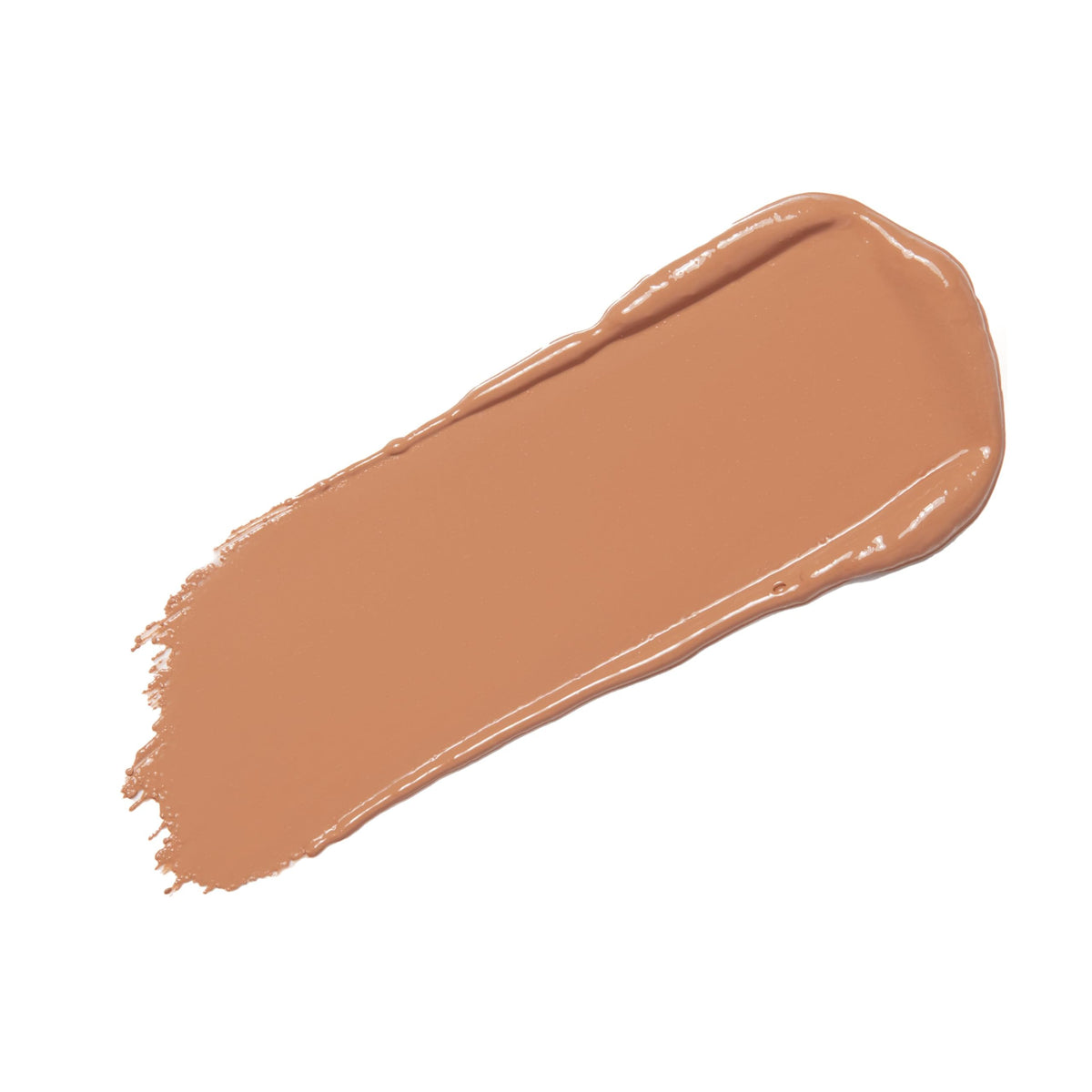 Physicians Formula applying the stick to cheek for natural flushed finish and easy blending