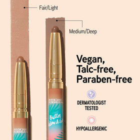 Physicians Formula open cap and pencil tip close-up for accurate application and control